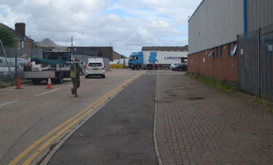 Current entrance from Anchor and Hope Lane.